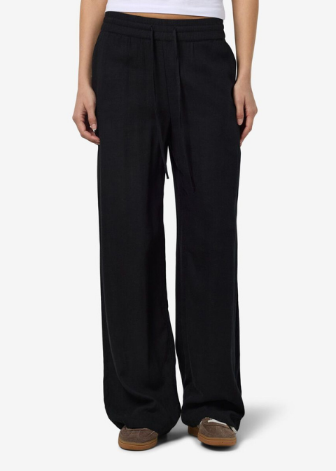 Pantalón NOISY negro lino