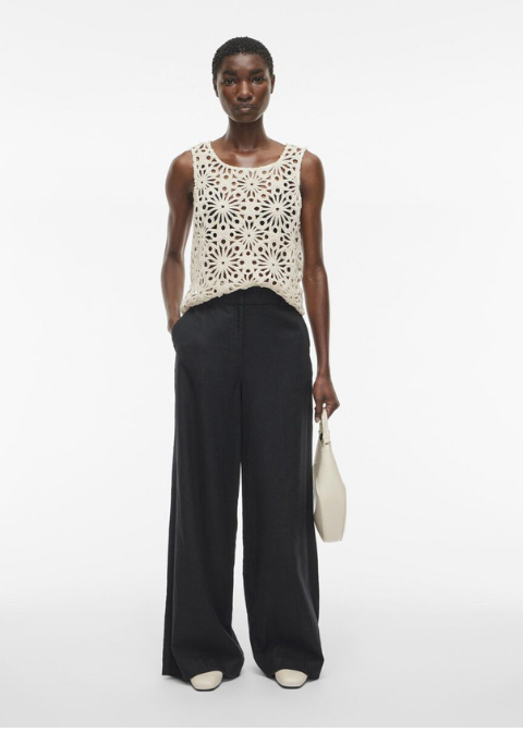 Pantalón ROUGE EDIT negro recto