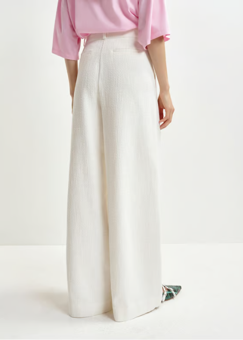 Pantalón ESSENTIEL blanco ancho