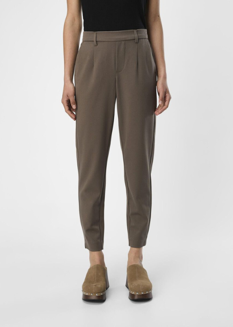 Pantalón OBJECT color topo slim
