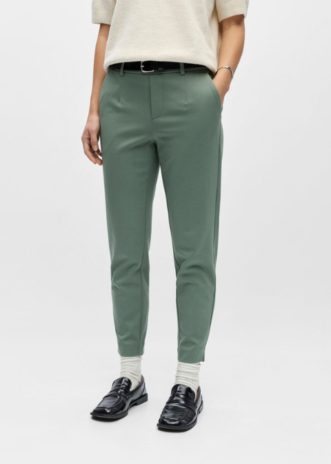 Pantalón OBJECT verde laurel slim