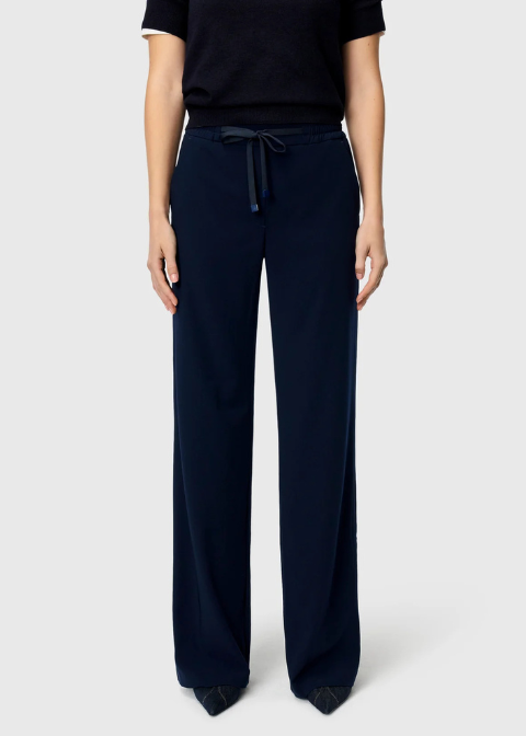 Pantalón MAC marino fino goma cintura