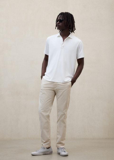 Pantalón ECOALF beige chino