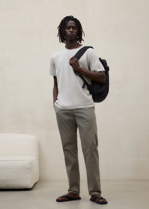 Pantalón ECOALF caqui chino