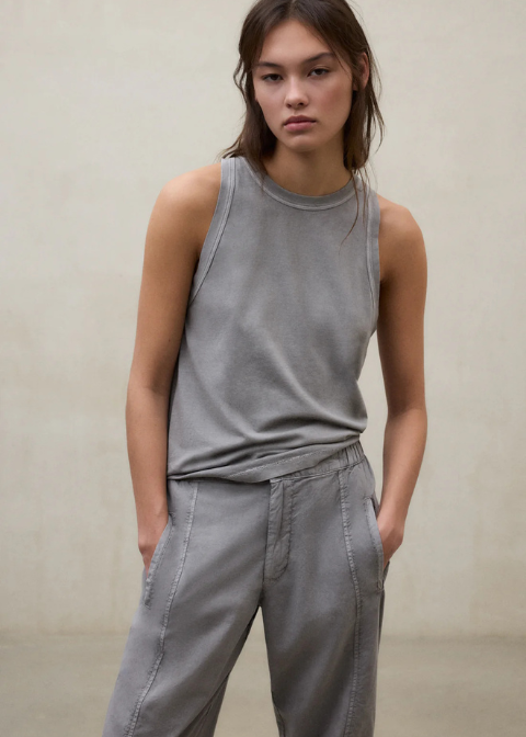 Pantalón ECOALF piedra algodón