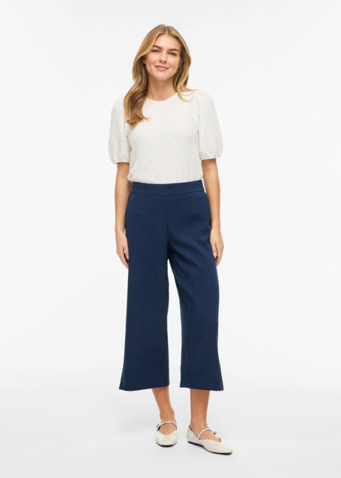 Pantalón VILA marino fino goma