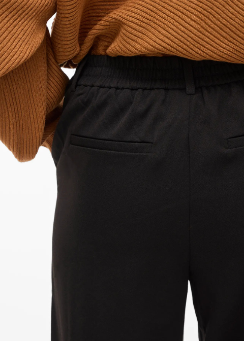 Pantalón VILA negro ancho con goma