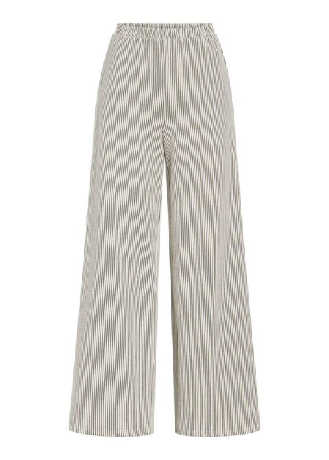 Pantalón VILA crudo rayas negras
