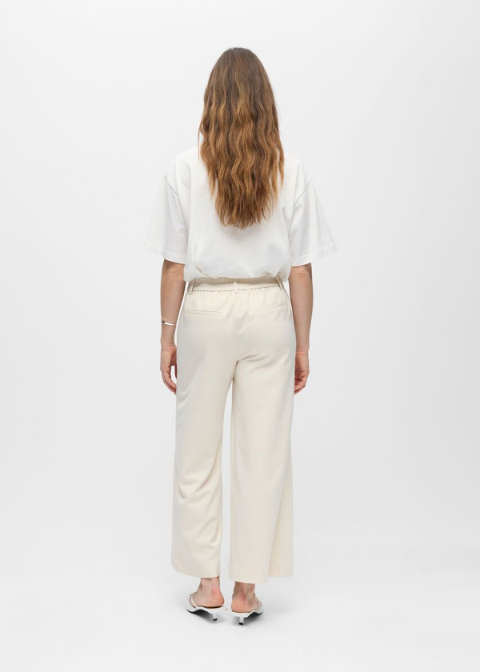 Pantalon OBJECT crudo cropped ancho
