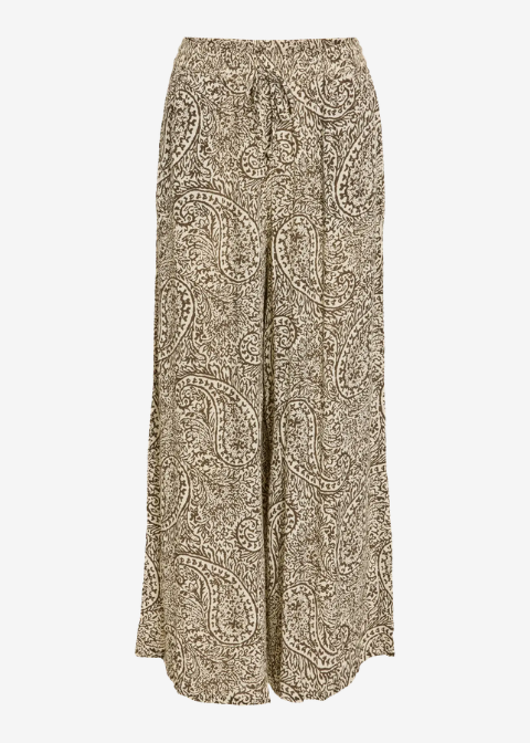 Pantalón VILA crudo cachemir goma