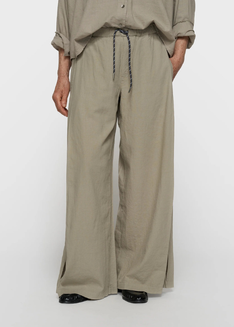 Pantalón 10DAYS piedra lino fluido