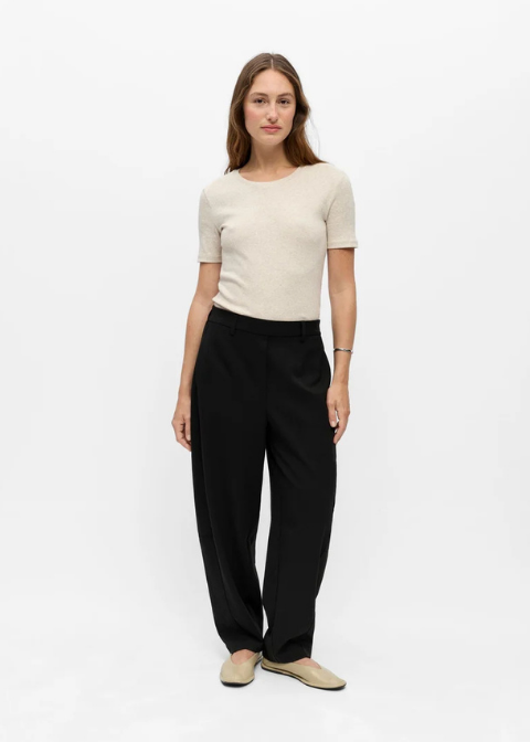 Pantalón OBJECT negro barrel