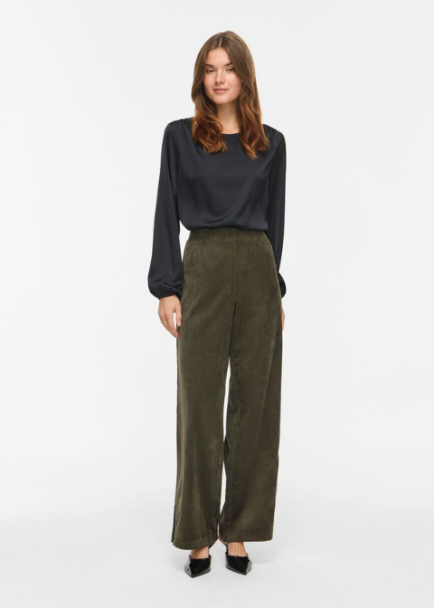 Pantalón VILA micropana cintura elástica