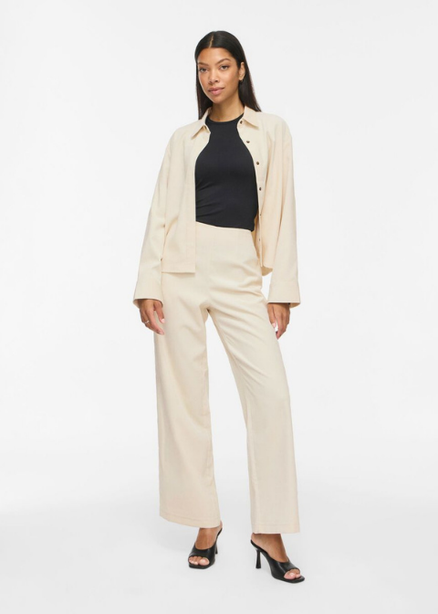Pantalón VILA micropana cintura elástica