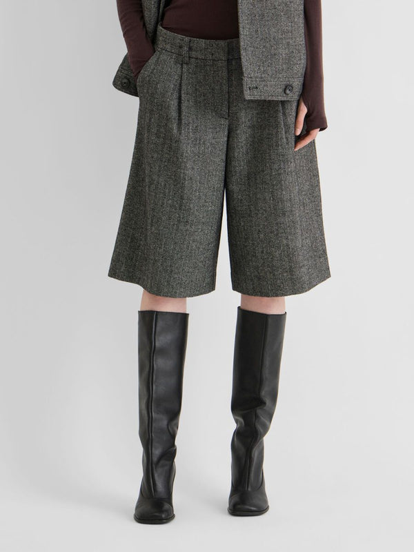 Bermuda ROUGE EDIT gris espiga