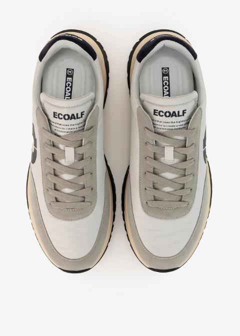 Zapatillas gris nylon logo