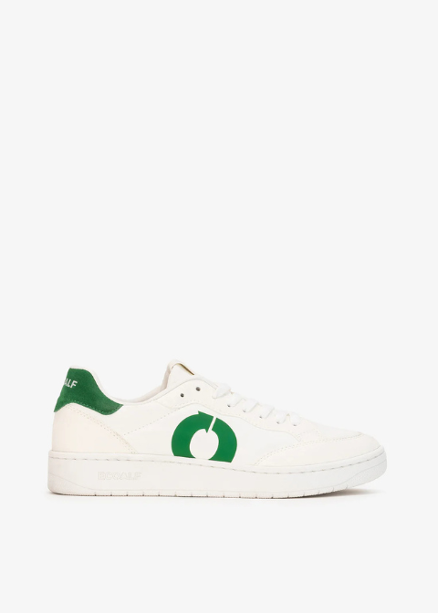 Zapatillas blancas logo verde