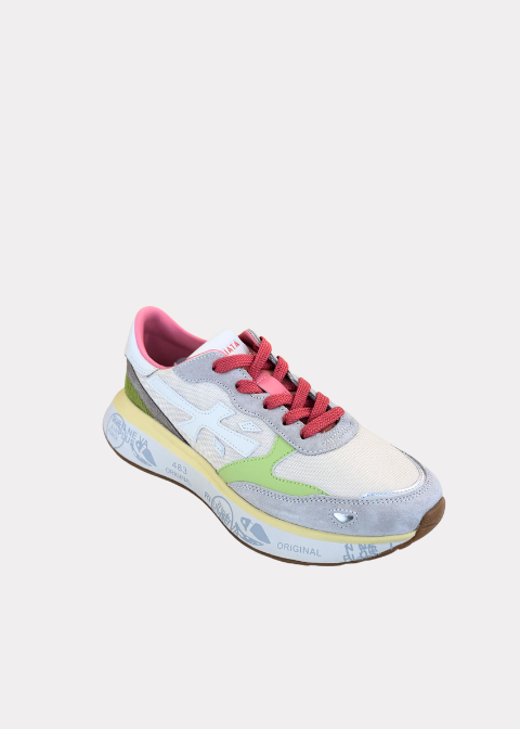 Zapatillas 7481 cordones coral