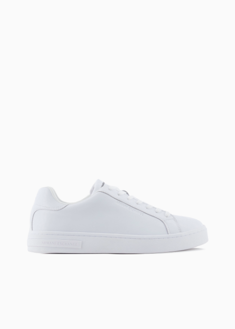 Zapatillas blancas lisas piel