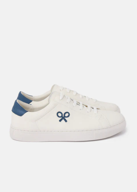 Zapatillas blanca clasica logo