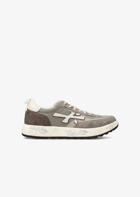 Zapatilla PREMIATA verde antelina