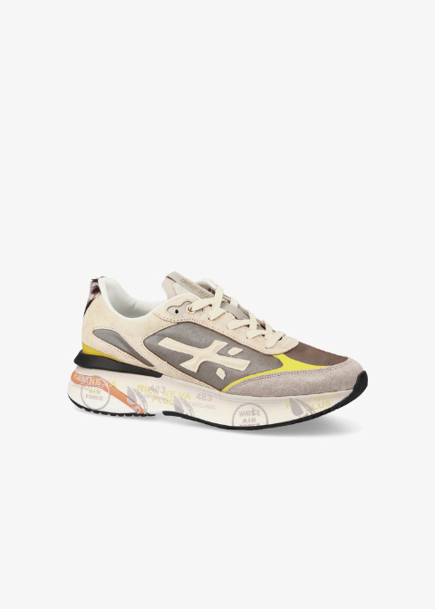 Zapatillas PREMIATA detalle amarillo