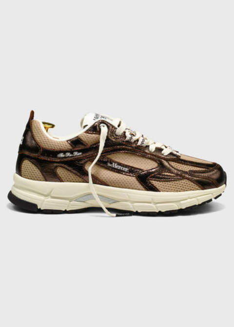 Zapatillas THE MERCER BRAND marrón metálico