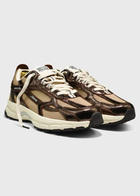 Zapatillas THE MERCER BRAND marrón metálico