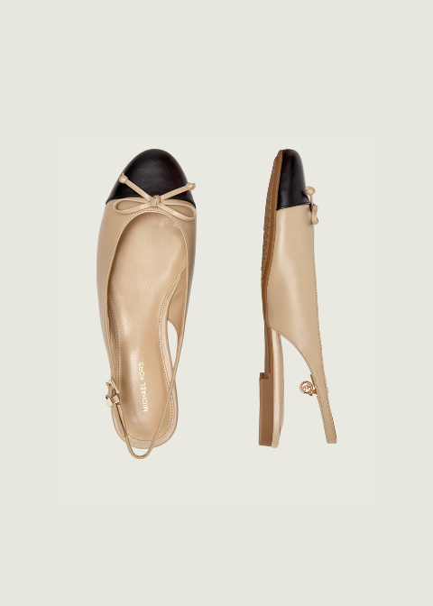 Bailarinas MICHAEL KORS beige destalonadas