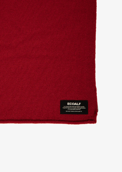 Bufanda ECOALF rojo oscuro