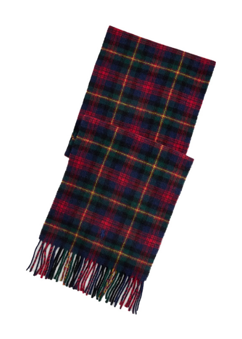 Bufanda Ralph Lauren azul marino cuadros