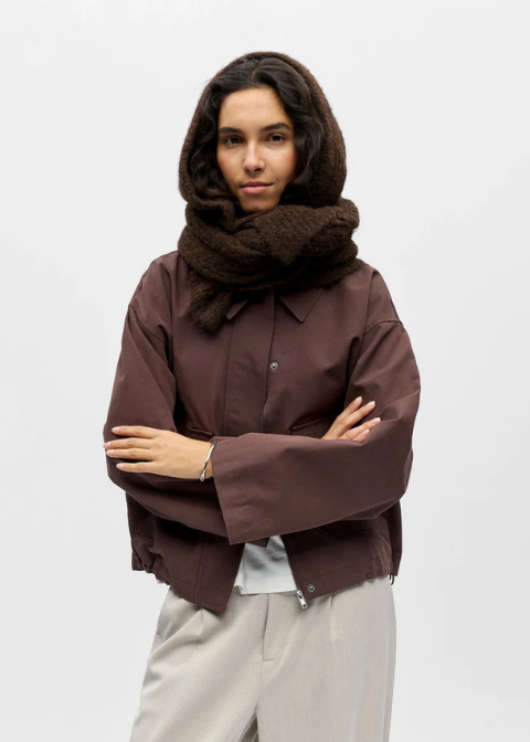 Balaclava bufanda OBJECT marrón