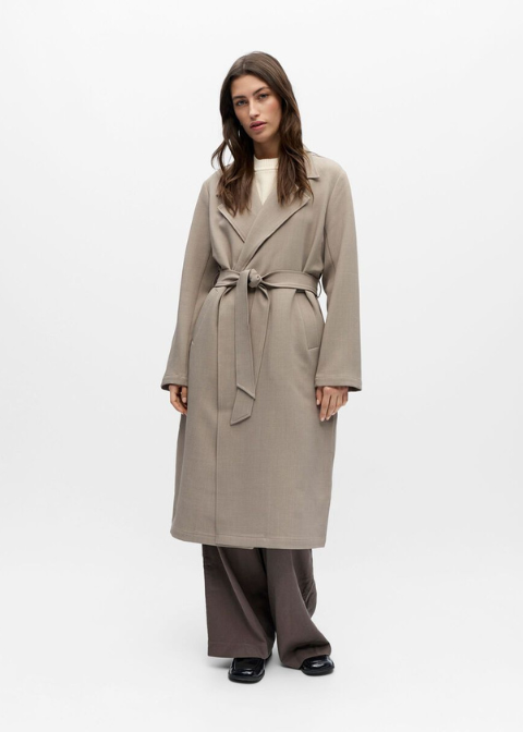 Gabardina OBJECT color topo ligera