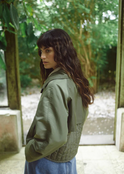 Gabardina MOSH MOSH verde caqui