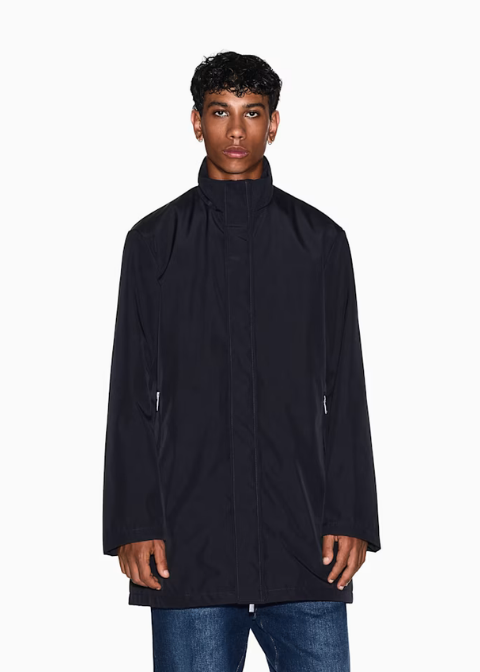Abrigo ARMANI EXCHANGE impermeable y cuello alto