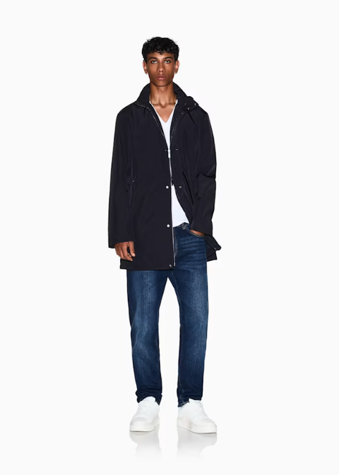Abrigo ARMANI EXCHANGE impermeable y cuello alto