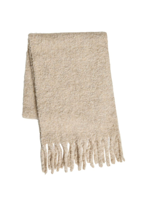 Bufanda VILA beige  flecos
