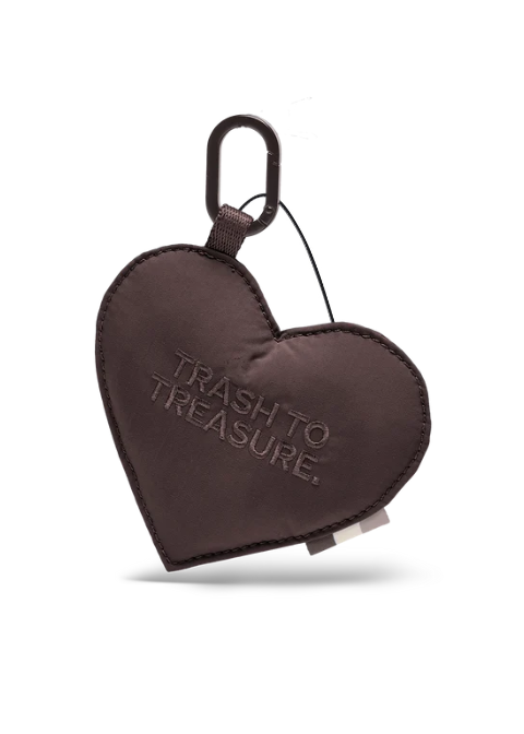 Charm GOT BAG corazón marrón