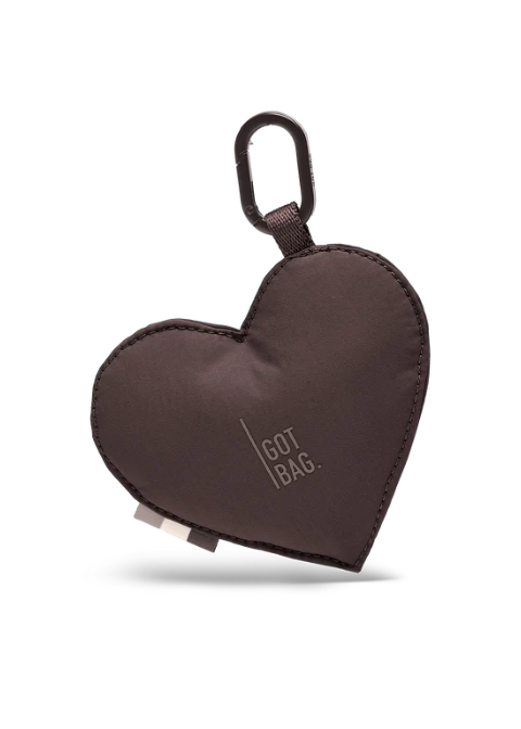 Charm GOT BAG corazón marrón