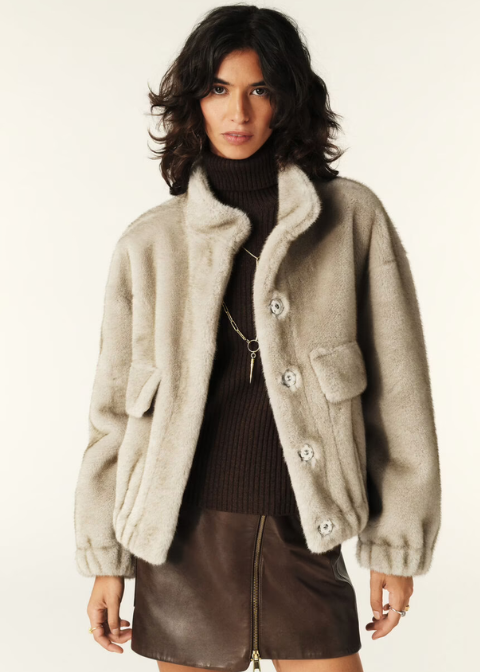 Chaqueta BA&SH pelo sintético