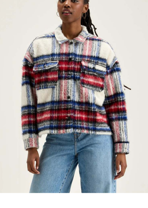 Chaqueta ESSENTIEL cuadros escoceses