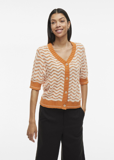 Chaqueta VILA ondas naranjas