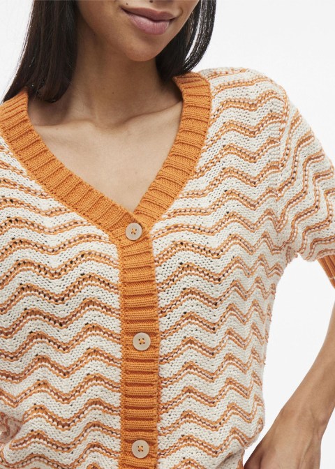 Chaqueta VILA ondas naranjas