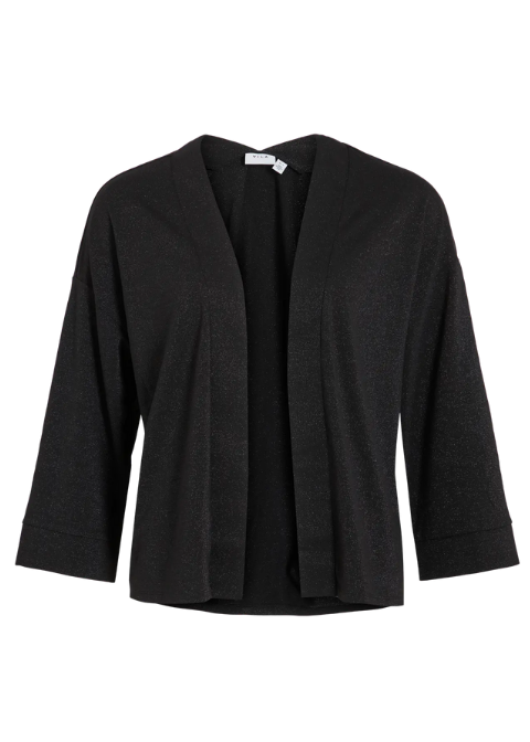 Cardigan VILA negro glitter 3/4