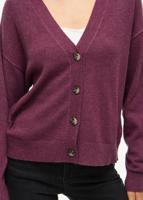 Cardigan VILA berenjena corta