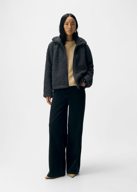 Chaqueta OBJECT gris borreguillo