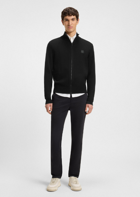 Chaqueta HUGO BOSS negro punto cremallera