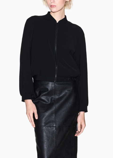 Bomber ARMANI EXCHANGE negra tejido chandal