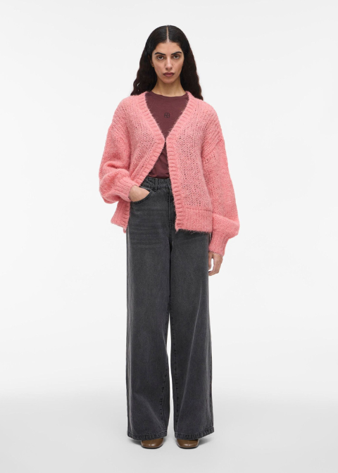 Cardigan ROUGE EDIT rosa punto