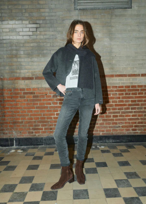 Chaqueta MOS MOSH gris oscuro